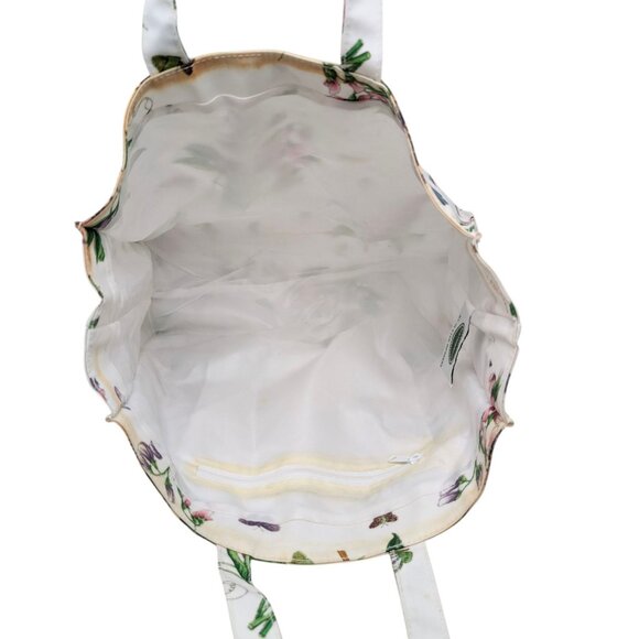 Portmeirion Ulster Weavers Tote Bag Multicolor Floral PVC Coated Cotton 14" - Picture 8 of 15